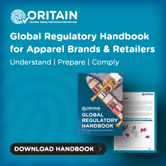 Oritain Global Regulatory Handbook for Apparel Brands & Retailers
